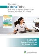 Lippincott Coursepoint for Polit: Essentials of Nursing Research di Denise F. Polit edito da LIPPINCOTT RAVEN
