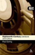 Eighteenth-Century Literature and Culture di Paul Goring edito da BLOOMSBURY 3PL