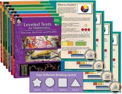 Leveled Texts for Mathematics Set: 6-Book Set di Teacher Created Materials edito da SHELL EDUC PUB