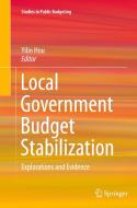 Local Government Budget Stabilization edito da Springer International Publishing Ag