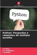 Python: Perguntas e respostas de múltipla escolha di V P Binu, K V Subathra, S. Karthik edito da Edições Nosso Conhecimento