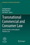 Transnational Commercial and Consumer Law edito da Springer Singapore