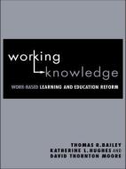 Working Knowledge di Thomas R. Bailey, Katherine L. Hughes, David Thornton (New York University Moore edito da Taylor & Francis Ltd