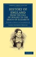History of England from the Fall of Wolsey to the Death of Elizabeth - Volume 9 di James Anthony Froude edito da Cambridge University Press