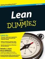 Lean for Dummies di Natalie J. Sayer, Bruce Williams edito da For Dummies