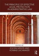 The Principle of Effective Legal Protection in Administrative Law edito da Taylor & Francis Ltd
