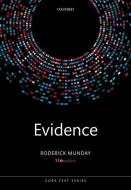 Evidence di Roderick Munday edito da Oxford University Press