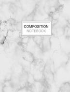 Composition Notebook: Blank Lined Notebook for School/Homework College Ruled Gray Marble di Studio Papyrus edito da LIGHTNING SOURCE INC