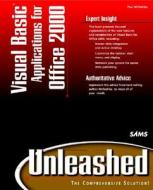 Visual Basic Applications For Office 2000 Unleashed di Paul McFedries edito da Pearson Education