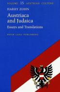 Austriaca and Judaica di Judith Zohn edito da Lang, Peter