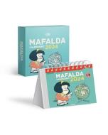 Mafalda 2024, Calendario Escritorio turquesa CON CAJA edito da Ediciones Granica S.A. 