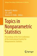 Topics in Nonparametric Statistics edito da Springer-Verlag GmbH