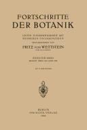 Fortschritte der Botanik di Fritz Von Wettstein edito da Springer Berlin Heidelberg