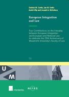 European Integration and Law edito da Intersentia