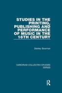 Studies In The Printing Publishing & Per di STANLEY BOORMAN edito da Taylor & Francis
