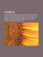 Codecs: Codec, Variable Bitrate, Media P di Books Llc edito da Books LLC, Wiki Series