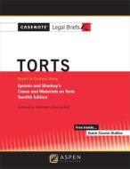 Casenote Legal Briefs for Torts, Keyed to Epstein and Sharkey di Casenote Legal Briefs edito da ASPEN PUBL