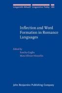 Inflection And Word Formation In Romance Languages edito da John Benjamins Publishing Co