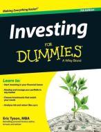 Investing for Dummies di Eric Tyson edito da FOR DUMMIES