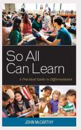 So All Can Learn di John McCarthy edito da Rowman & Littlefield