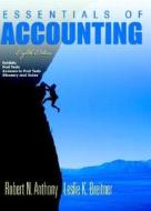 Essentials Of Accounting di Robert N. Anthony, Leslie Breitner edito da Pearson Education Limited