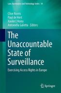 The Unaccountable State of Surveillance edito da Springer-Verlag GmbH