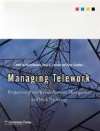 Managing Telework: Perspectives from Human Resource Management and Work Psychology di Kevin Daniel, David A. Lamond, Peter Standen edito da CENGAGE LEARNING