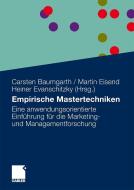 Empirische Mastertechniken edito da Gabler, Betriebswirt.-Vlg