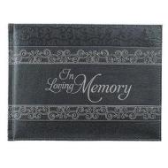 Guest Book in Loving Memory Charcoal edito da Christian Art Gifts