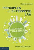 PRINCIPLES OF ENTERPRISE LAW di EWAN MCGAUGHEY edito da CAMBRIDGE GENERAL ACADEMIC