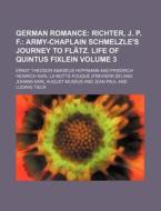 German Romance Volume 3 ; Richter, J. P di Thomas Carlyle edito da Rarebooksclub.com