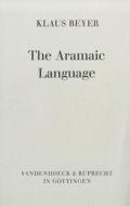 Aramaic Language di Klaus Beyer edito da Vandenhoeck & Ruprecht Gmbh & Co Kg