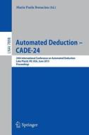 Automated Deduction -- CADE-24 edito da Springer Berlin Heidelberg