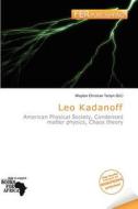 Leo Kadanoff edito da Fer Publishing