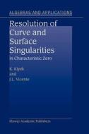 Resolution of Curve and Surface Singularities in Characteristic Zero di K. Kiyek, J. L. Vicente edito da Springer Netherlands