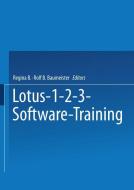 Lotus 1-2-3 Software Training di Detlef Krusekopf edito da Vieweg+Teubner Verlag