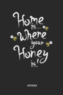 Home Is Where Your Honey Is - Notebook: Bee Lined Notepad / Journal for Women, Men and Kids. Great Gift Idea for All Bee di Bees Matter Publishing edito da INDEPENDENTLY PUBLISHED