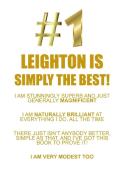 LEIGHTON IS SIMPLY THE BEST AFFIRMATIONS WORKBOOK Positive Affirmations Workbook Includes di Affirmations World edito da Positive Life