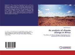 An analysis of climate change in Africa di Frank Odimegwu edito da LAP Lambert Academic Publishing
