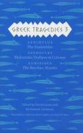 Greek Tragedies 3 di Mark Griffith edito da The University Of Chicago Press