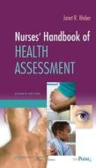 Nurses' Handbook Of Health Assessment di Janet R. Weber edito da Lippincott Williams And Wilkins