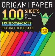 Origami Paper 100 Sheets Rainbow Colors 8 1/4" (21 Cm) di Tuttle Studio edito da Tuttle Publishing