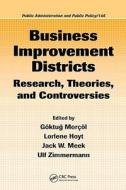 Business Improvement Districts di Goktug Morcol edito da Routledge
