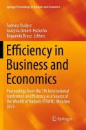 Efficiency in Business and Economics edito da Springer International Publishing