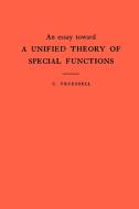 An Essay Toward a Unified Theory of Special Functions. (AM-18), Volume 18 di Clifford Truesdell edito da Princeton University Press