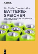 Batteriespeicher edito da de Gruyter Oldenbourg