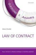 Questions & Answers Law Of Contract di Adrian Chandler edito da Oxford University Press