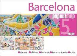 Barcelona PopOut Map edito da Heartwood Publishing
