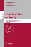 Combinatorics on Words edito da Springer Berlin Heidelberg