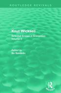 Knut Wicksell edito da ROUTLEDGE